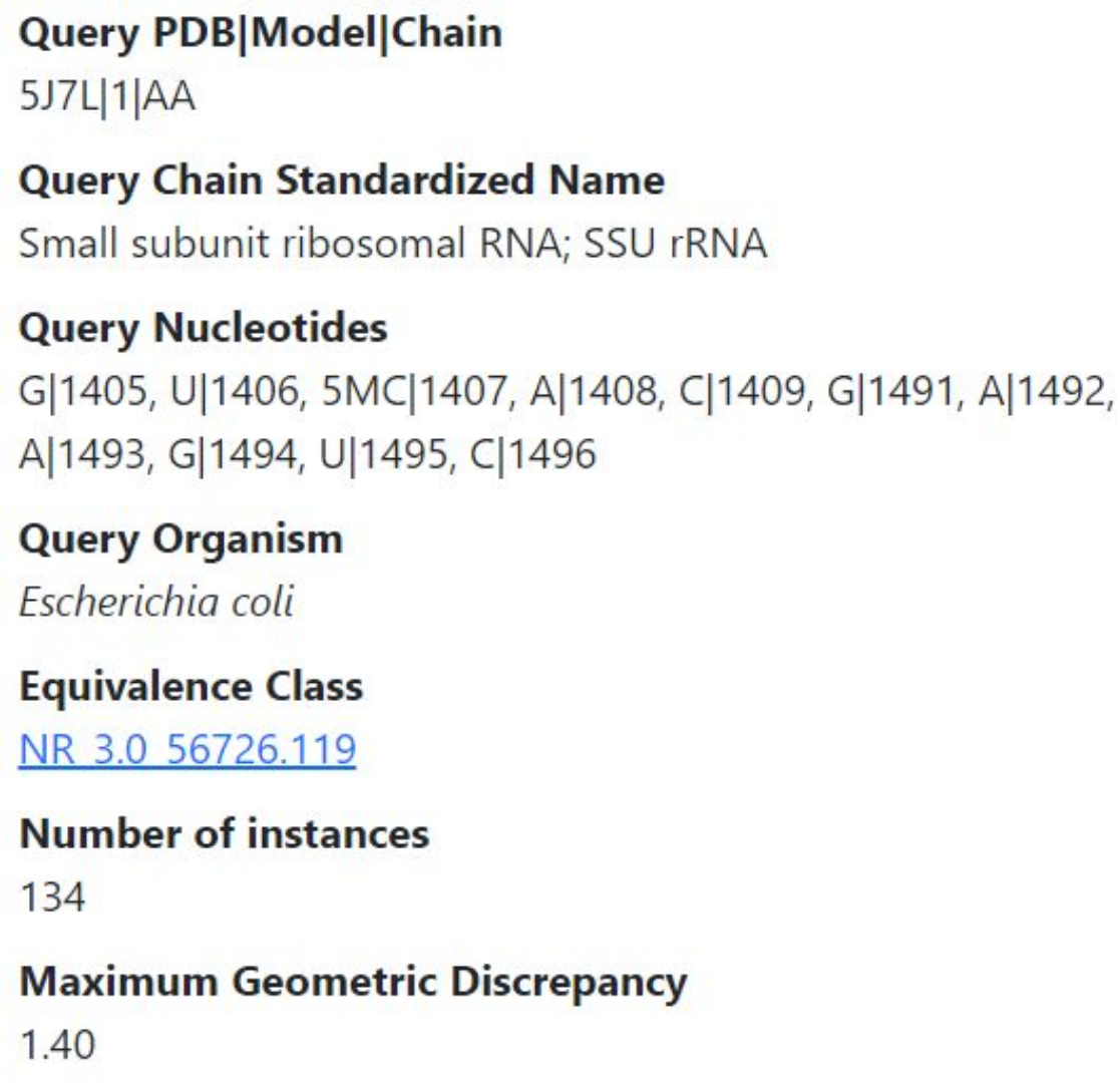 Query information panel